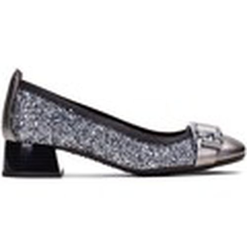 Zapatos de trabajo BAILARINA DE TACÓN CON GLITTER MANILA HI243685 PLOMO para mujer - Hispanitas - Modalova