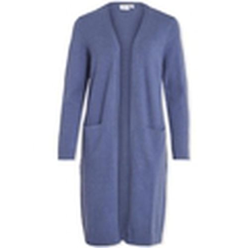 Abrigo Noos Ril Long Cardigan - Bijou Blue para mujer - Vila - Modalova