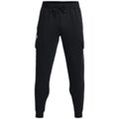 Pantalón chandal Pantalones Jogger Rival Fleece Cargo Hombre Black/White para hombre - Under Armour - Modalova