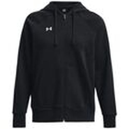 Jersey Sudadera Rival Fleece Full-Zip Mujer Black/White para mujer - Under Armour - Modalova