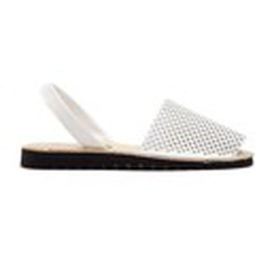 Sandalias Avarcas Acolchadas de piel blancas by para mujer - Menorquinas - Modalova