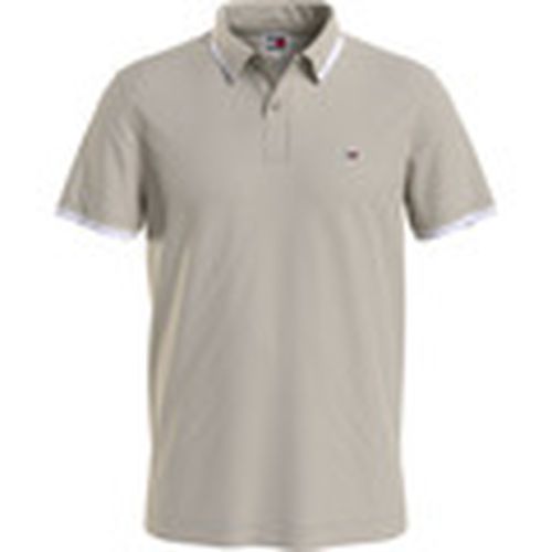 Polo POLO REG SOLID TIPPED HOMBRE para hombre - Tommy Jeans - Modalova