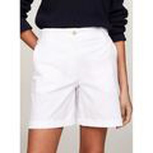 Pantalón pirata BERMUDA BLEND CHINO MUJER para mujer - Tommy Hilfiger - Modalova