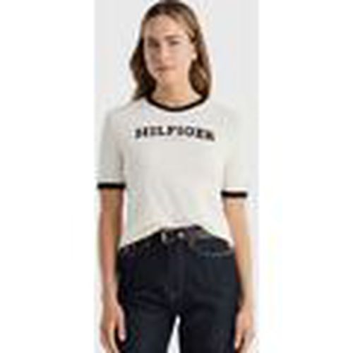 Camiseta CAMISETA MONOTYPE FLOCK MUJER para mujer - Tommy Hilfiger - Modalova