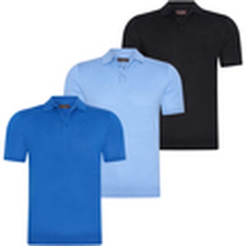 Polo Plain Tricot Polo Combi Deal para hombre - Cappuccino Italia - Modalova