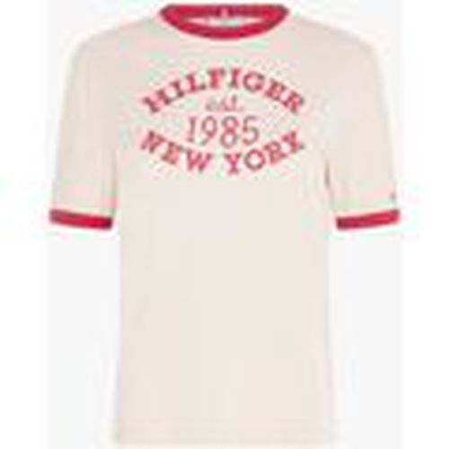 Camiseta CAMISETA VARSITY RINGER MUJER para mujer - Tommy Hilfiger - Modalova