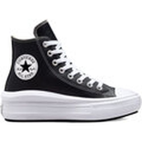 Deportivas Moda CHUCK TAYLOR ALL STAR MOVE PLATFORM FOUNDATIONAL LEATHER para mujer - Converse - Modalova