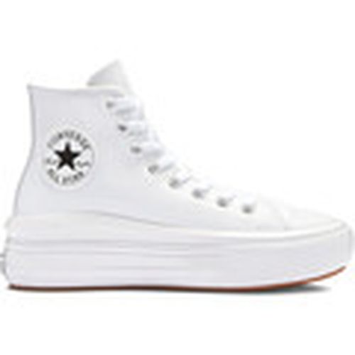 Deportivas Moda CHUCK TAYLOR ALL STAR MOVE PLATFORM FOUNDATIONAL LEATHER para mujer - Converse - Modalova