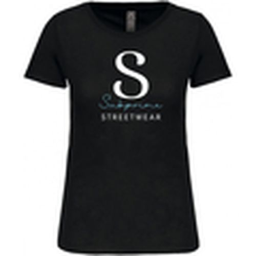 Camiseta Wmn Tee S-Logo Black para mujer - Subprime - Modalova