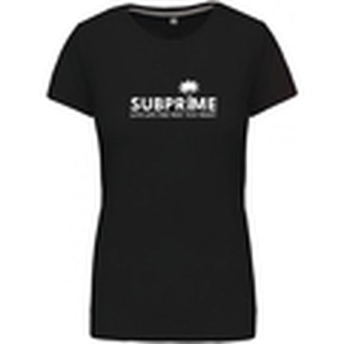 Camiseta Wmn Tee Palm Black para mujer - Subprime - Modalova