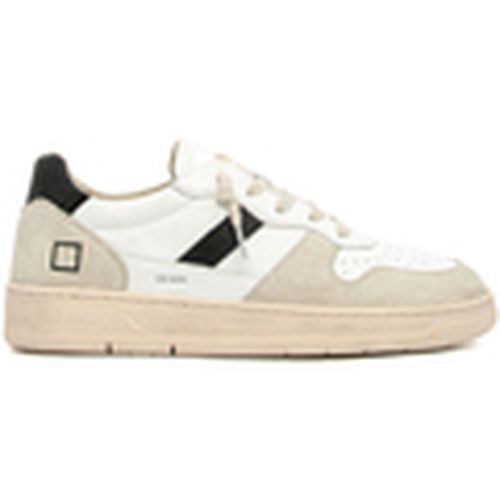 Deportivas Moda D.A.T.E. C2-NT-WB COURT 2.0 NATURAL WHITE-BLACK para hombre - Date - Modalova