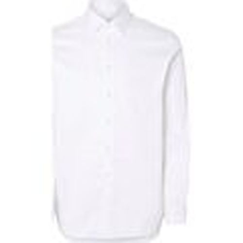 Camisa manga larga 16092939 SLIM-PERFORMANCE-BRIGHT WHITE para hombre - Selected - Modalova