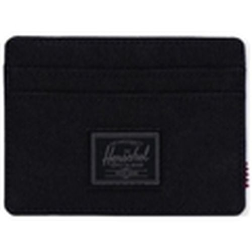 Cartera Charlie Eco Wallet - Black Tonal para hombre - Herschel - Modalova