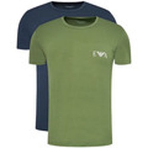 Camiseta Pack x2 Eagle para hombre - Emporio Armani - Modalova