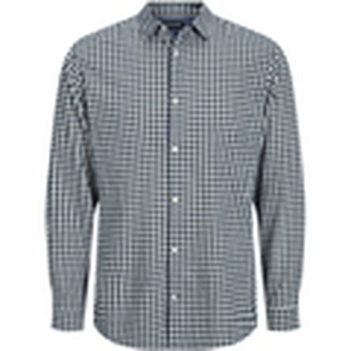 Camisa manga larga 12181602 JJEGINGHAM TWILL SHIRT L/S NOOS CLOUD DANCER para hombre - Jack & Jones - Modalova