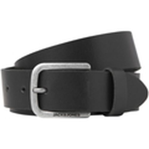 Cinturón 12230340 JACGIO LEATHER BELT BLACK para hombre - Jack & Jones - Modalova