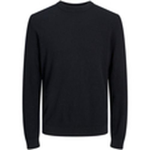 Jersey 12257519 JORLAFAYETTE KNIT CREW NECK PLS BLACK para hombre - Jack & Jones - Modalova