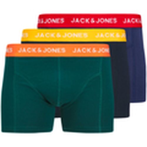 Boxer 12270760 JACMICK SOLID TRUNKS 3 PACK LN STYD para hombre - Jack & Jones - Modalova