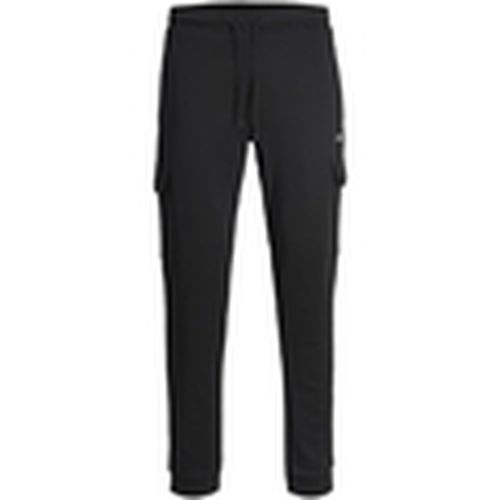 Pantalones 12261990 JPSTGORDON JJBASIC ICE CARGO SWEAT PANTS BLACK para hombre - Jack & Jones - Modalova