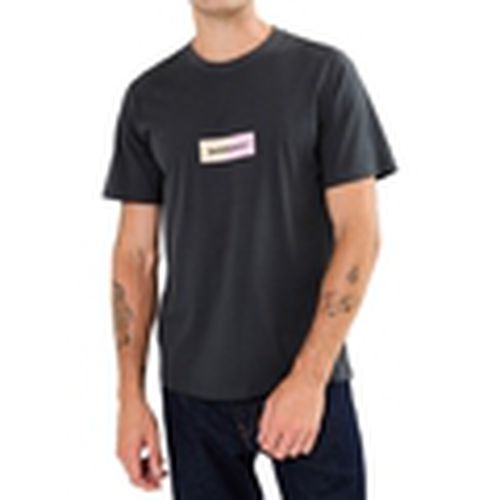 Camiseta 12267859 JORBRONX RECTANGLE TEE SS CREW NEC PLS FOREST RIVER para hombre - Jack & Jones - Modalova