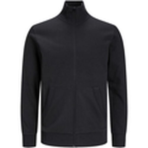 Jersey 12250737 JJEPAULOS SWEAT ZIP NOOS BLACK para hombre - Jack & Jones - Modalova