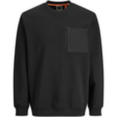 Jersey 12260006 JCOOUTDOOR SWEAT CREW NECK BLACK para hombre - Jack & Jones - Modalova