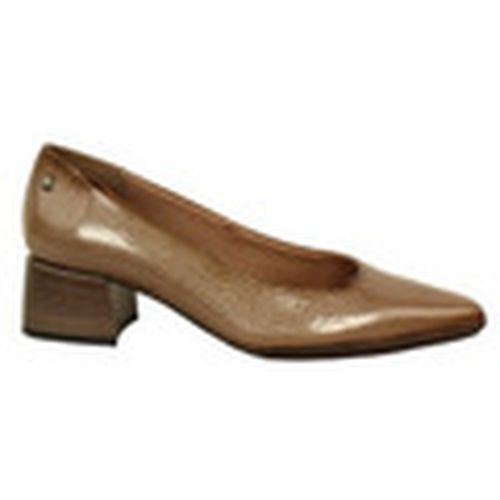 Zapatos de tacón salon piel efecto charol con piso flexible tacon 5 cm para mujer - Lolas - Modalova