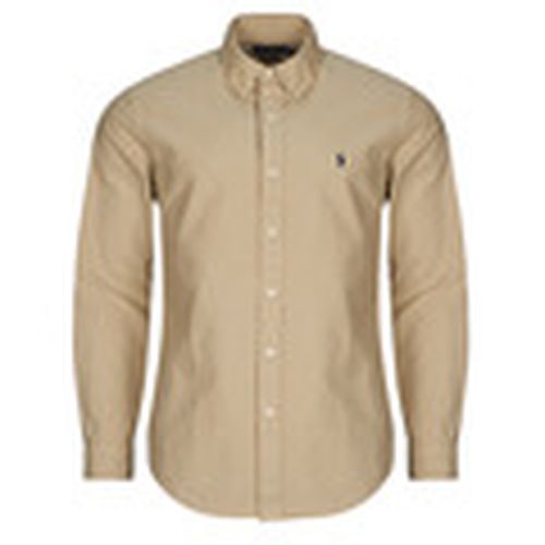 Camisa manga larga CHEMISE DROITE CUSTOM EN OXFORD LEGER para hombre - Polo Ralph Lauren - Modalova