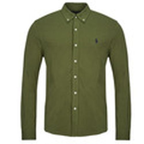 Camisa manga larga CHEMISE AJUSTEE COL BOUTONNE EN POLO FEATHERWEIGHT para hombre - Polo Ralph Lauren - Modalova