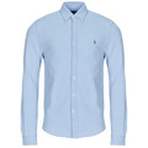 Camisa manga larga CHEMISE AJUSTEE COL BOUTONNE EN POLO FEATHERWEIGHT para hombre - Polo Ralph Lauren - Modalova