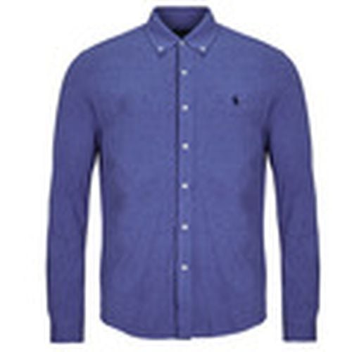 Camisa manga larga CHEMISE AJUSTEE COL BOUTONNE EN POLO FEATHERWEIGHT para hombre - Polo Ralph Lauren - Modalova