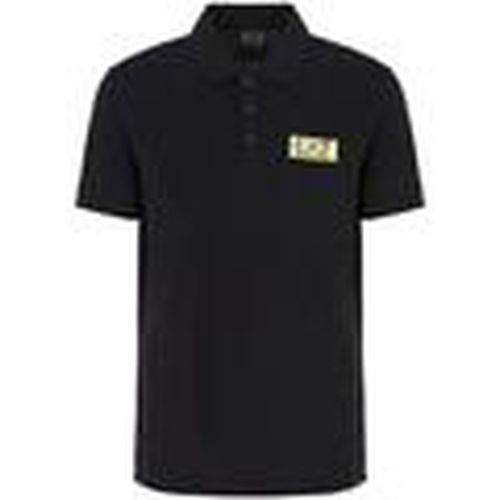 Tops y Camisetas Gold Label Pima Cotton Polo Shirt -Black para hombre - Ea7 Emporio Armani - Modalova