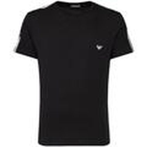 Tops y Camisetas Lounge Eagle Tape T-Shirt - Black para hombre - Emporio Armani - Modalova