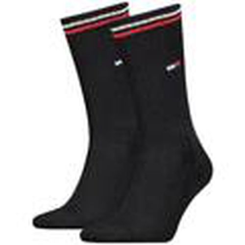 Calcetines 2 Pack Flag Small Logo Socks Black para hombre - Tommy Hilfiger - Modalova