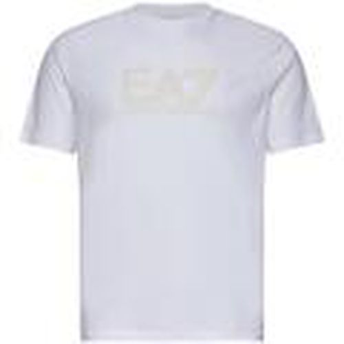 Tops y Camisetas Visibility Logo T-Shirt White para hombre - Ea7 Emporio Armani - Modalova