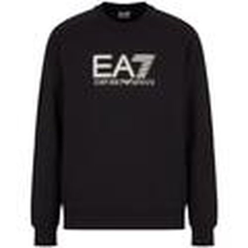 Jersey Visibility Cotton Sweatshirt Black para hombre - Ea7 Emporio Armani - Modalova