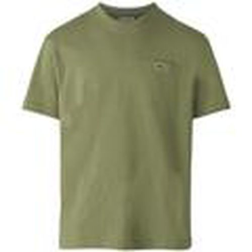 Tops y Camisetas Chest Pocket Cotton T-Shirt Khaki para hombre - Lacoste - Modalova