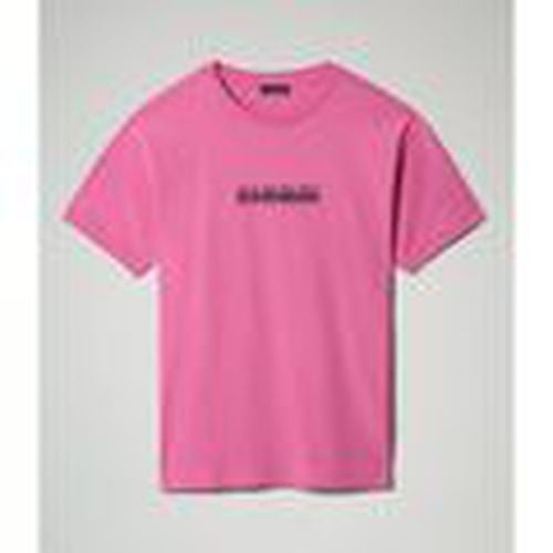 Tops y Camisetas S-BOX SS 1 - NP0A4FF5-PR1 PINK SUPER para mujer - Napapijri - Modalova