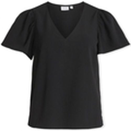 Blusa Top Kirsti Ika LS - Black Beauty para mujer - Vila - Modalova