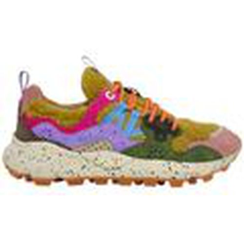 Deportivas Moda Zapatillas Yamano 3 Teddy Mujer Light Brown/Militare/Violet para mujer - Flower Mountain - Modalova