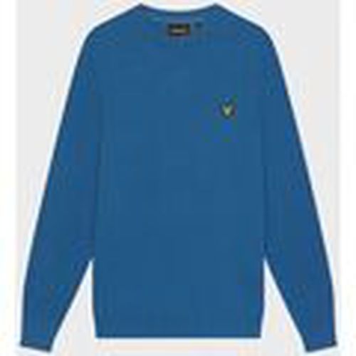 Jersey KN400VC CREW NECK COTTON MERINO-X19. DOLOMITE BLUE para hombre - Lyle & Scott - Modalova