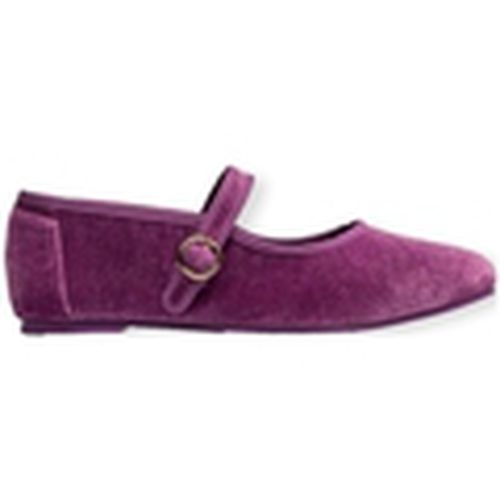 Bailarinas Mary Jane W - Velvet Amethyst para mujer - Paez - Modalova