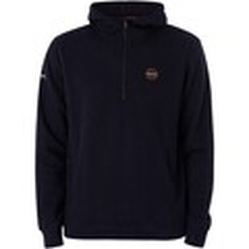 Jersey Sudadera con capucha y cremallera de 1/4 con insignia para hombre - Napapijri - Modalova