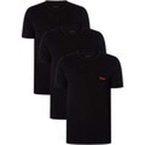 Pijama Pack de 3 camisetas con cuello redondo y logotipo de Lounge para hombre - BOSS - Modalova