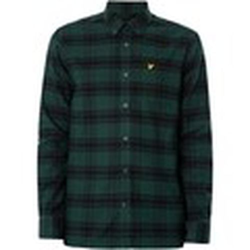 Camisa manga larga Camisa De Franela Con Cuadros Tonales para hombre - Lyle & Scott - Modalova