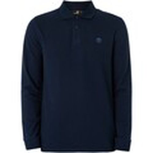 Polo Polo ajustado de manga larga con logotipo bordado para hombre - Timberland - Modalova