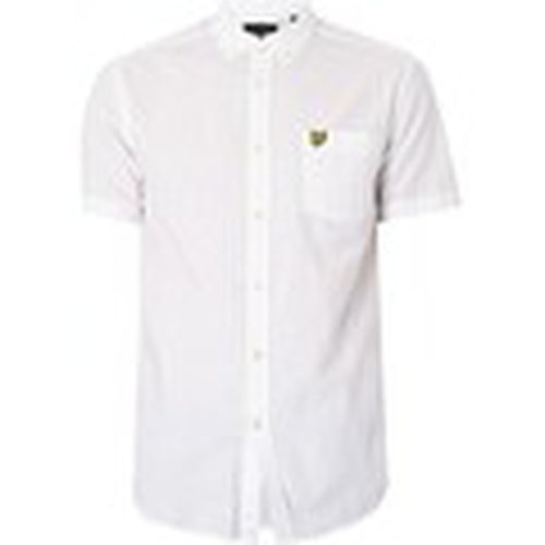 Polo Camisa Oxford ligera con tejido flameado para hombre - Lyle & Scott - Modalova