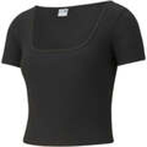 Camisa Classics Ribbed Fitted Tee para mujer - Puma - Modalova