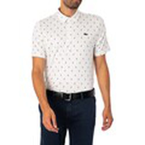 Polo Polo de golf estampado anti-UV para hombre - Lacoste - Modalova