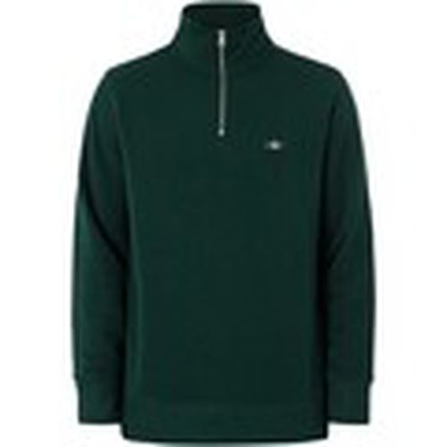 Jersey Sudadera Regular Shield con media cremallera para hombre - Gant - Modalova